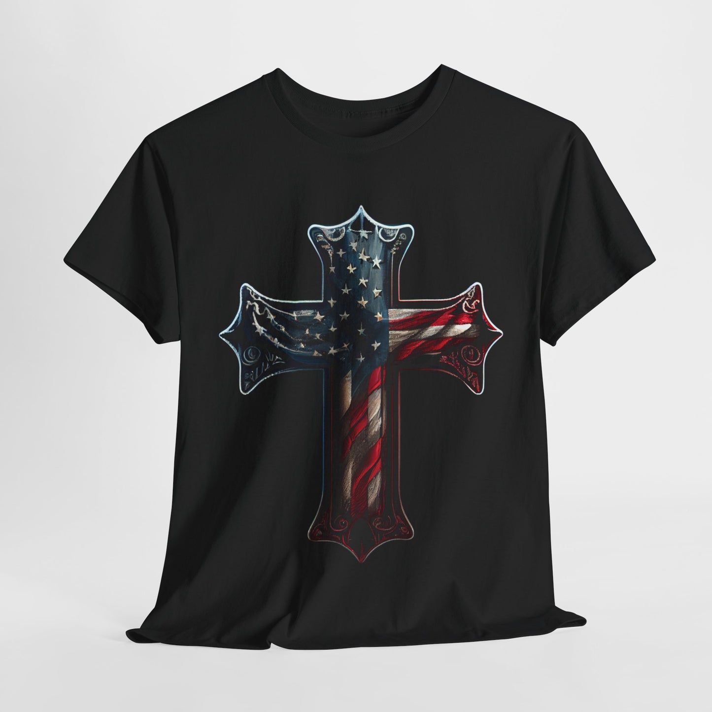 American Flag Cross #2 T-Shirt