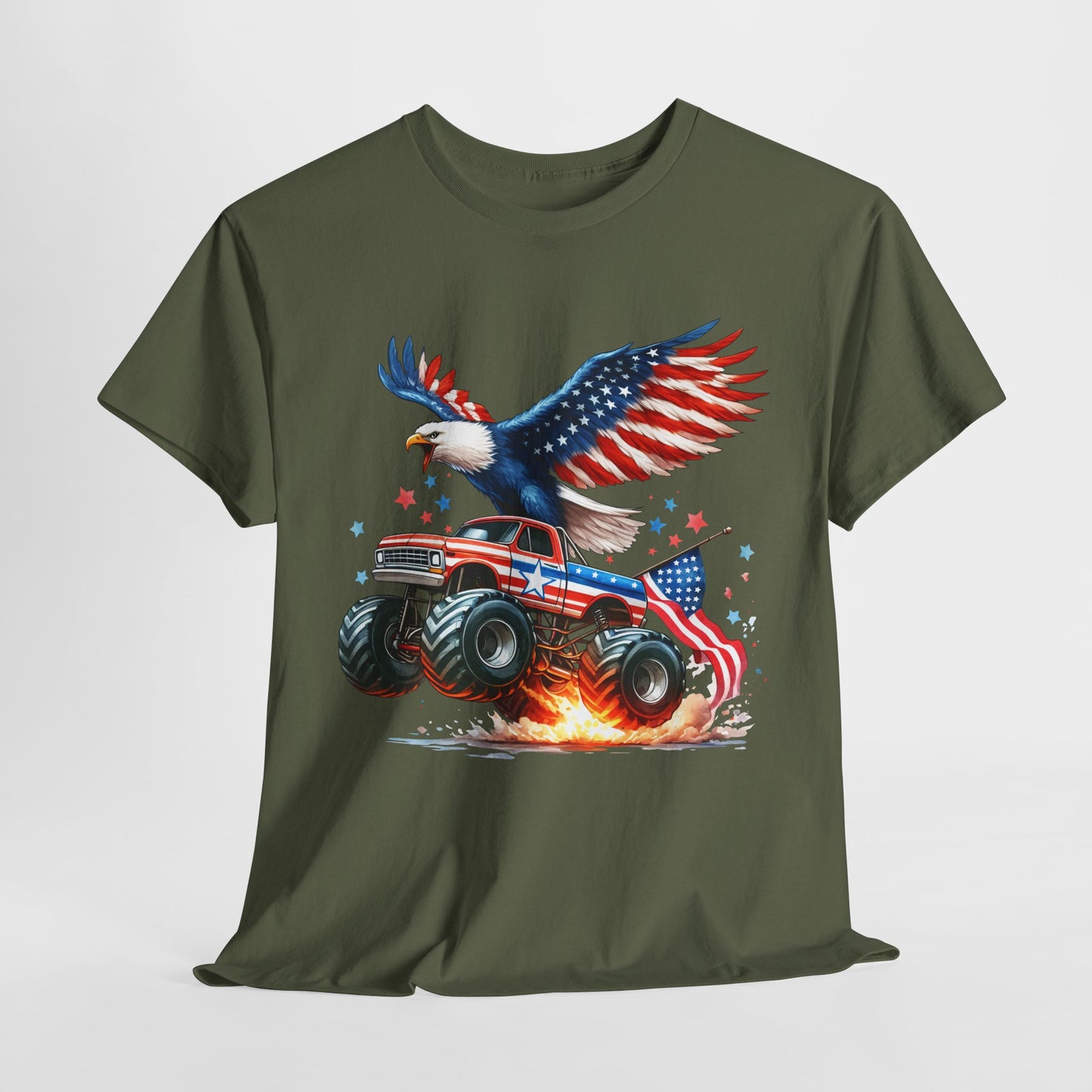 Eagle on a Monster Truck T-Shirt