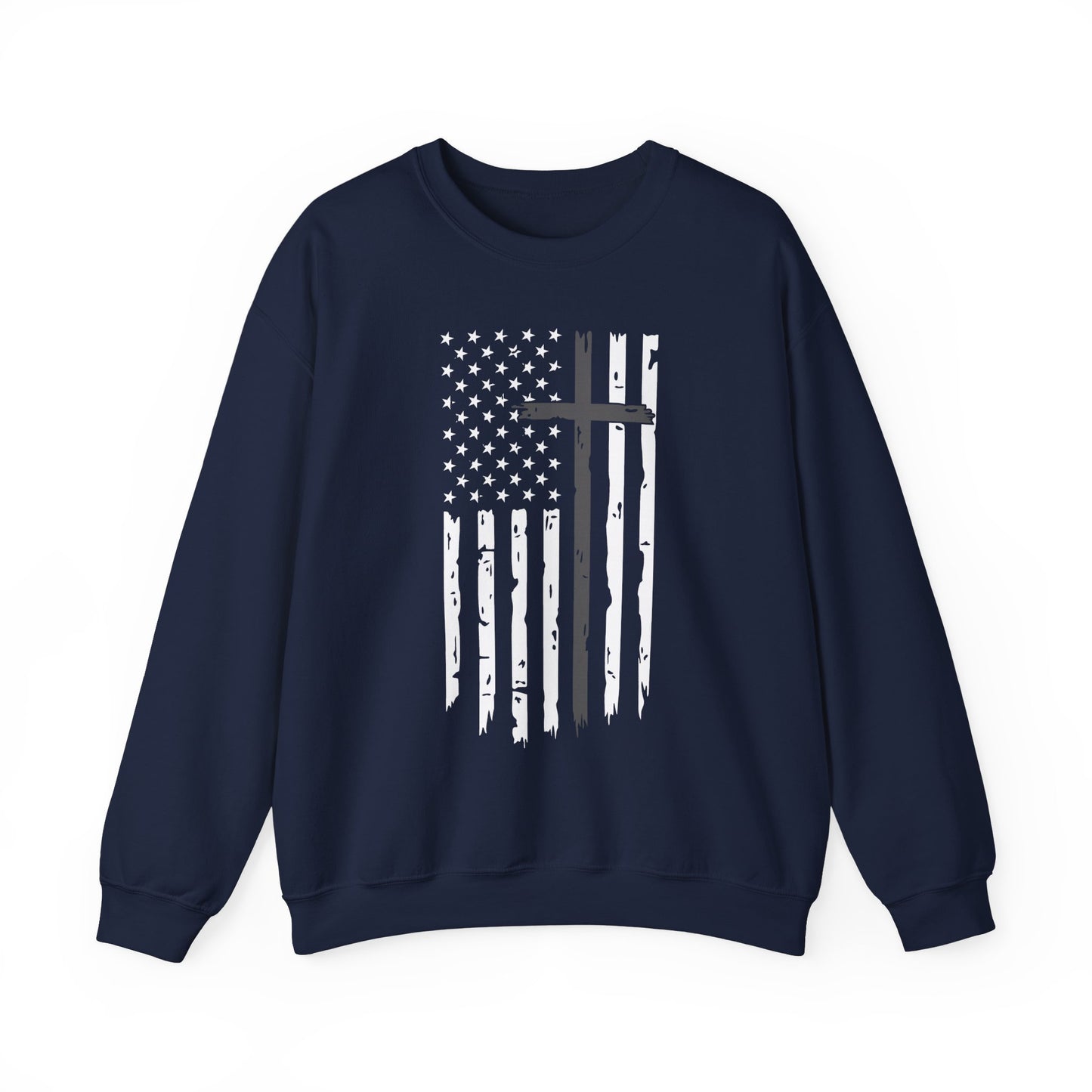 Thin Gray Line Cross - Corrections Sweatshirt