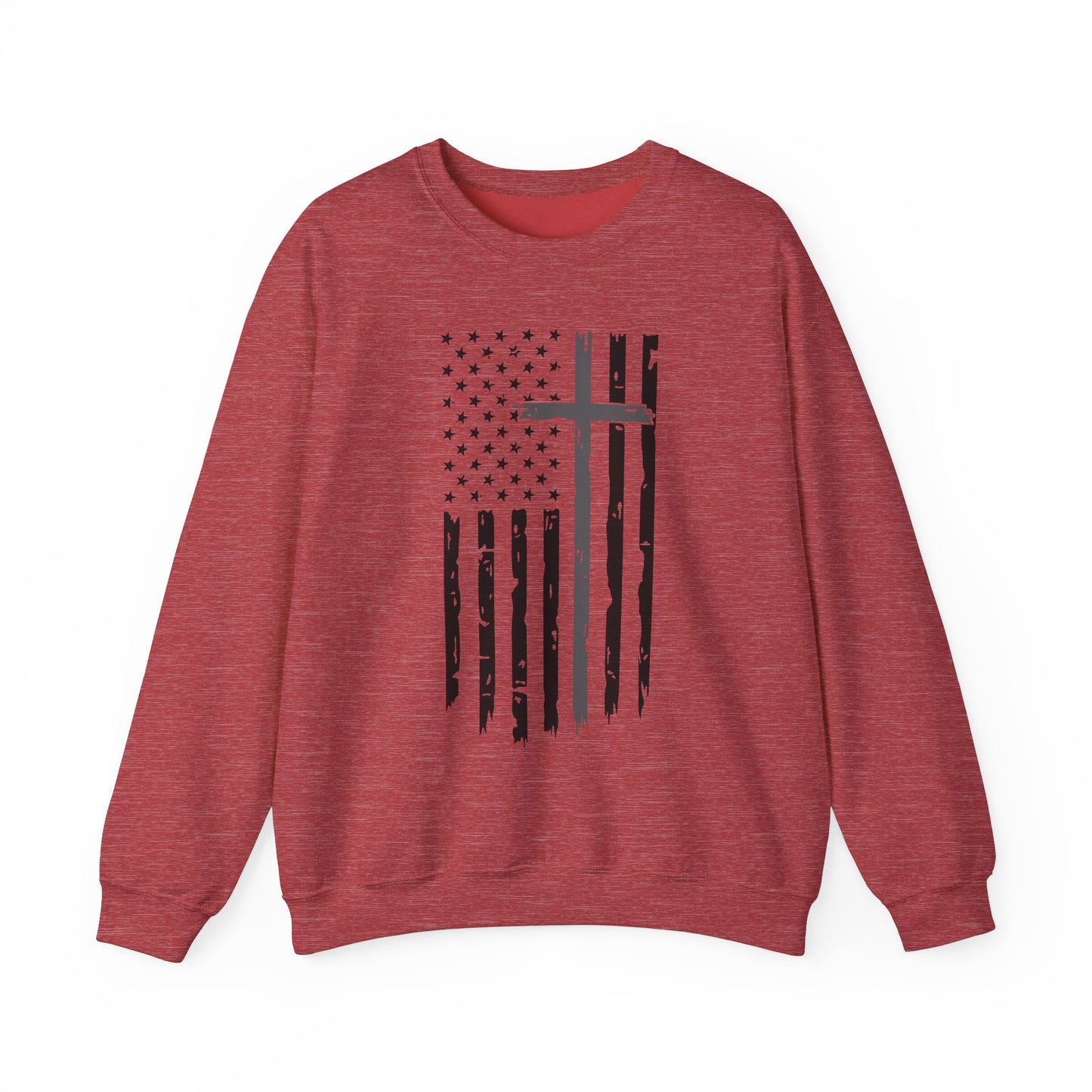 Thin Gray Line Cross - Corrections Sweatshirt
