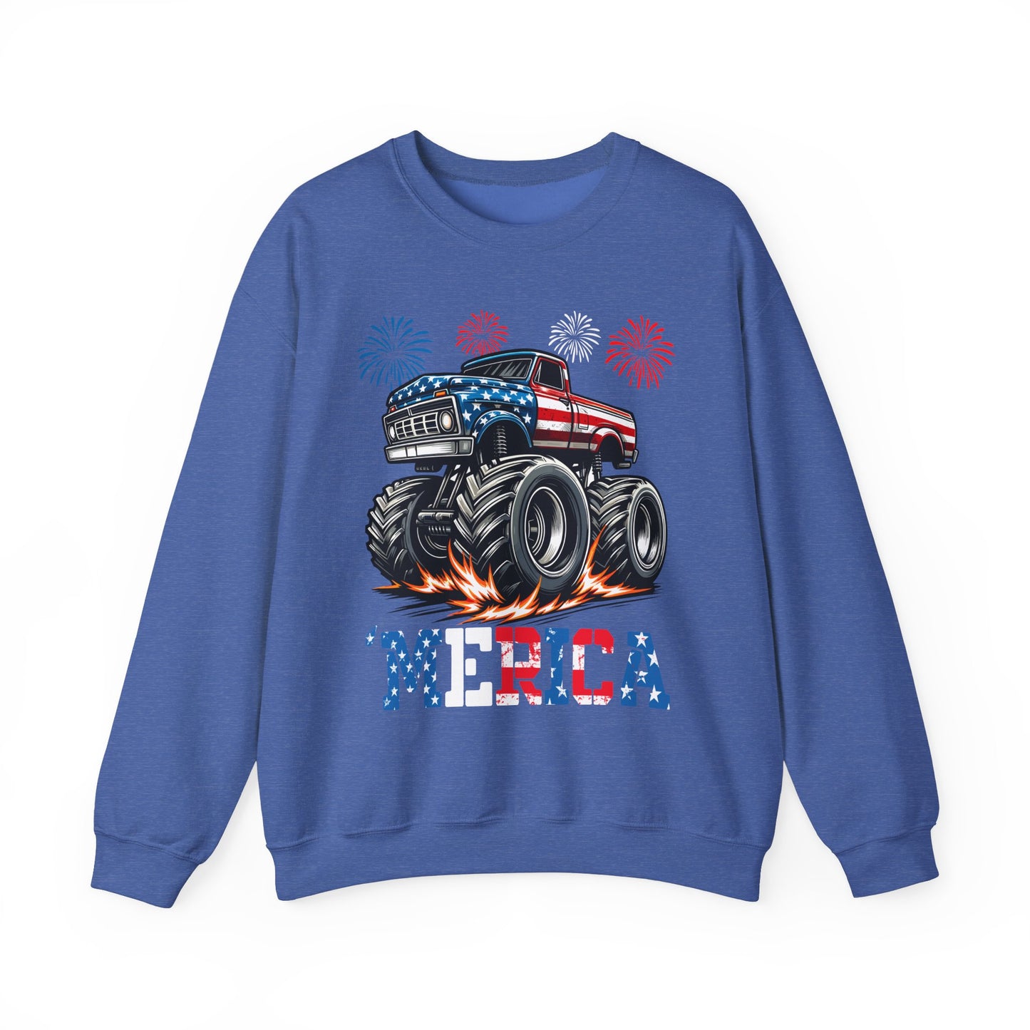 'Merica! Monster Truck Sweatshirt