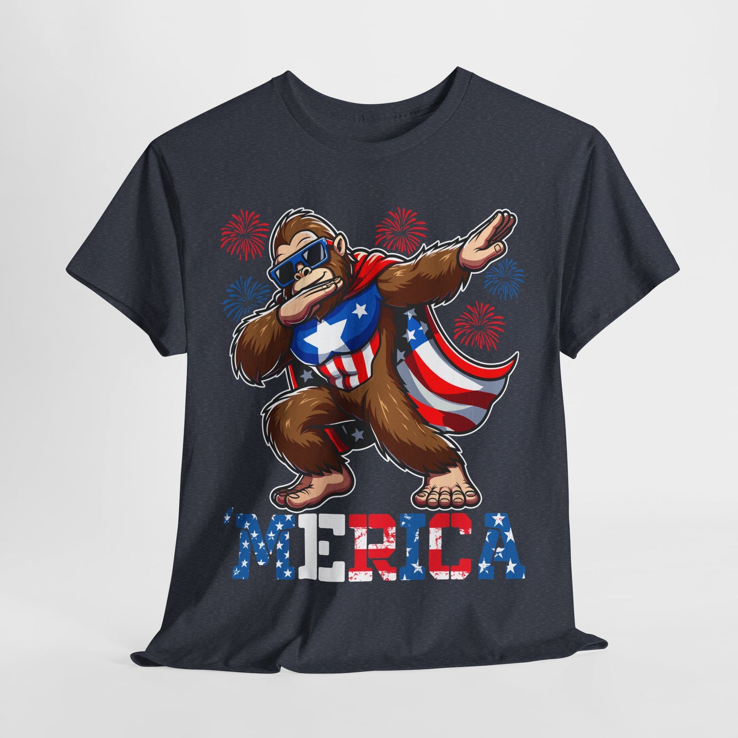'Merica! Dabbin' Bigfoot T-Shirt
