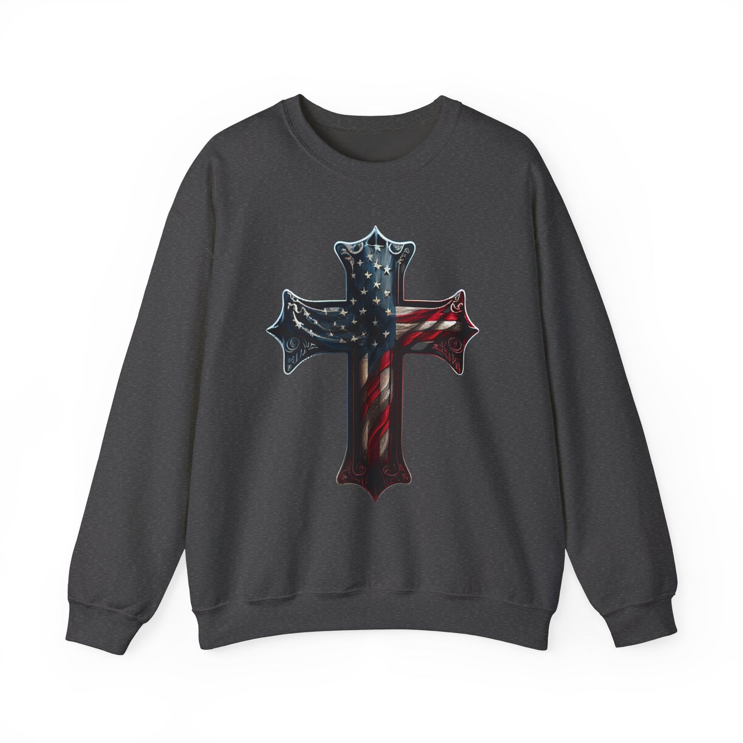 American Flag Cross #2 Sweatshirt