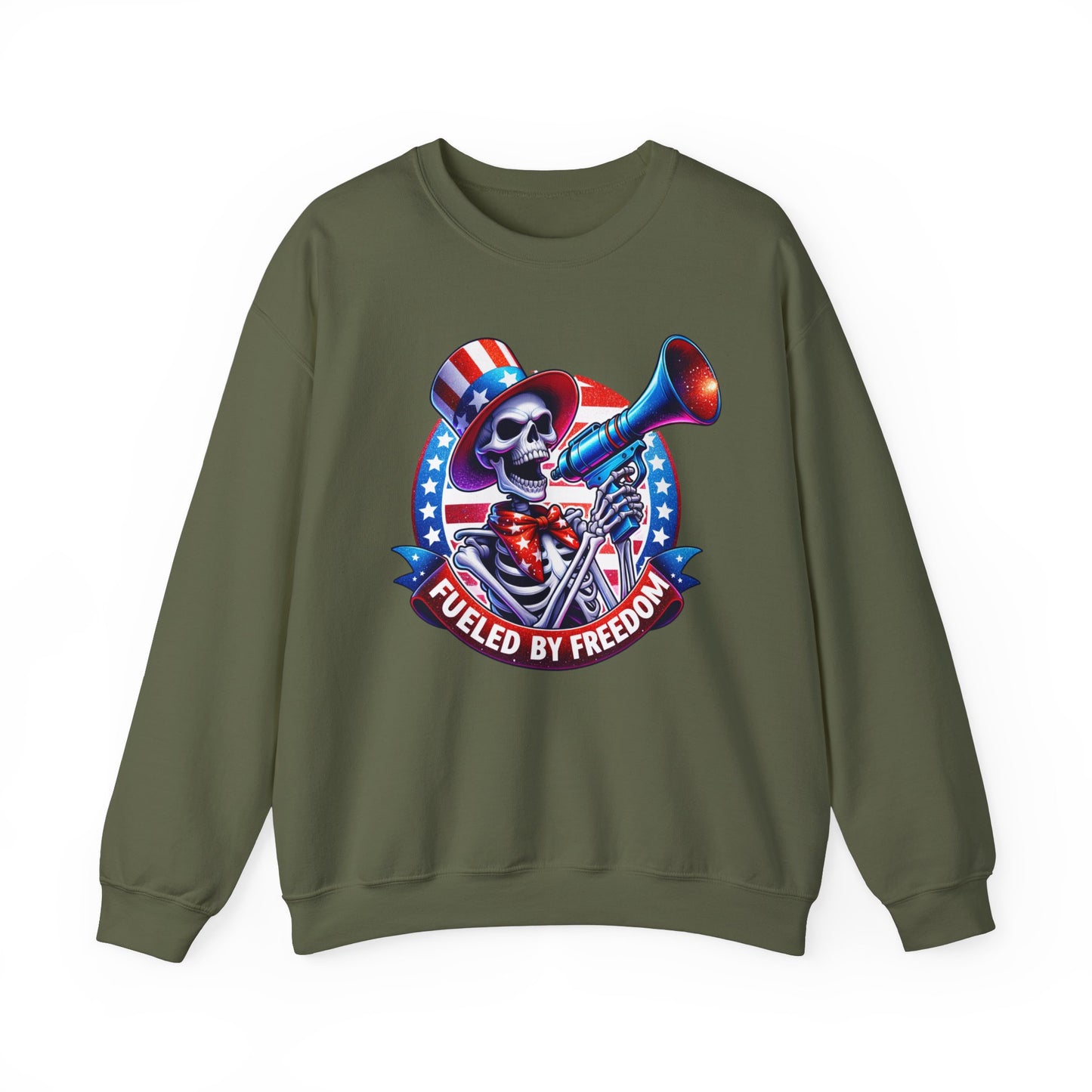 Fueled by Freedom Skeleton Sweatshirt