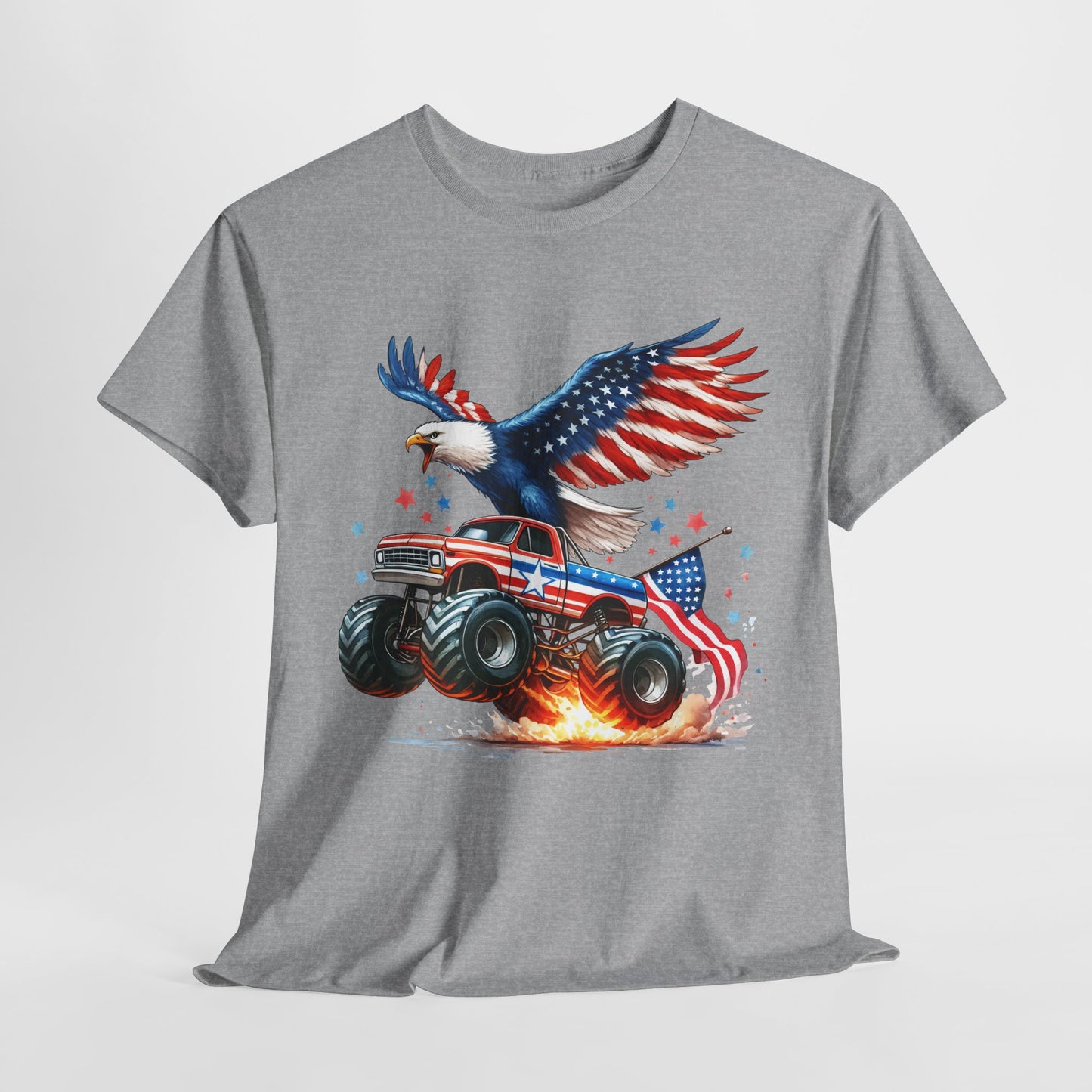 Eagle on a Monster Truck T-Shirt