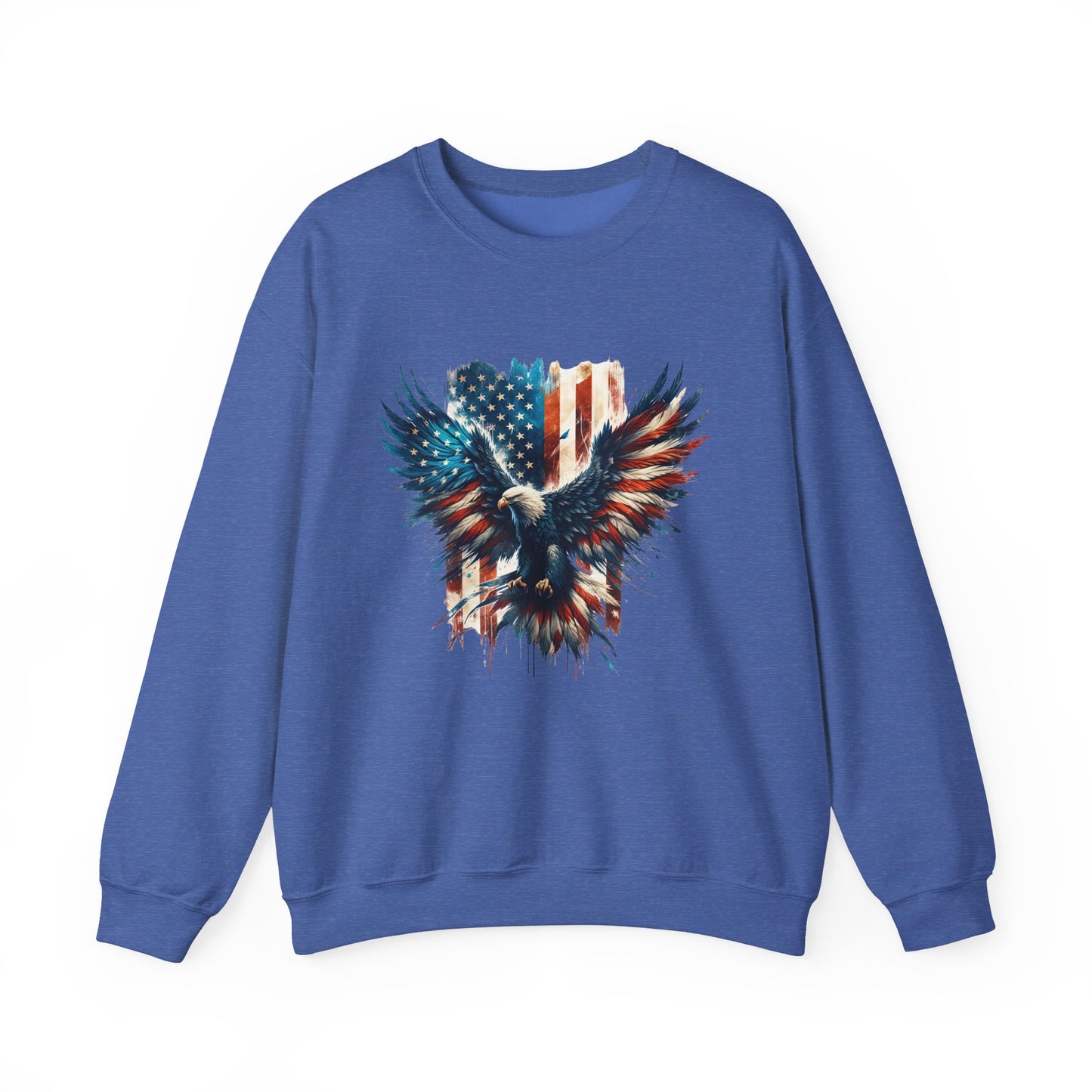Bald Eagle with Flag #2 Sweatshirt