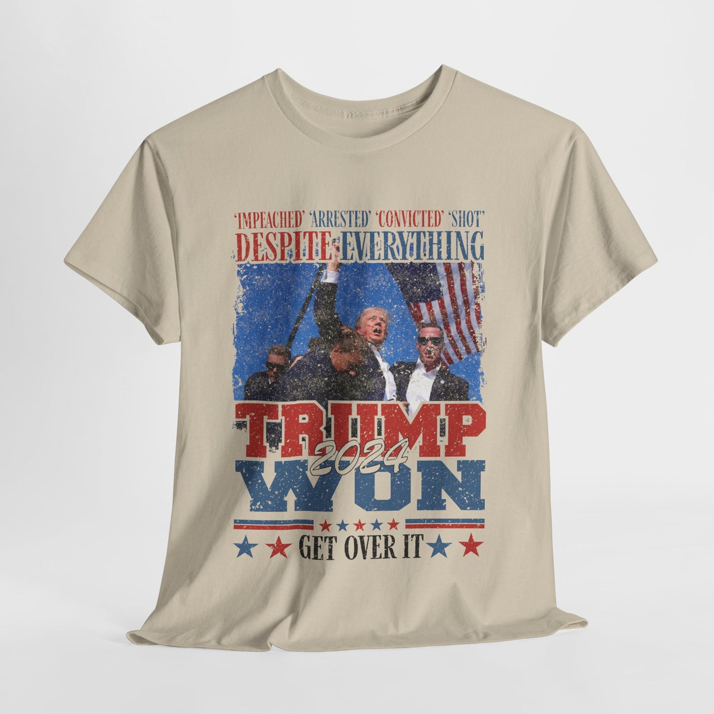 Donald Trump - Trump Won 2024 Get Over It T-Shirt