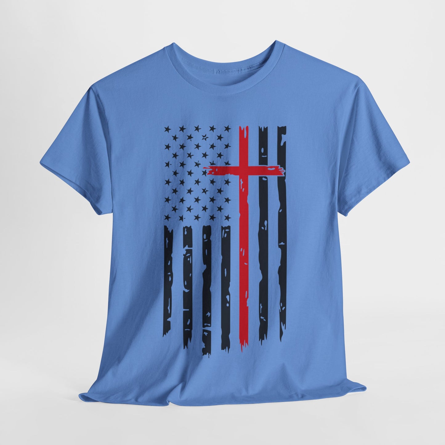 Thin Red Line Cross - Fire Fighters T-Shirt