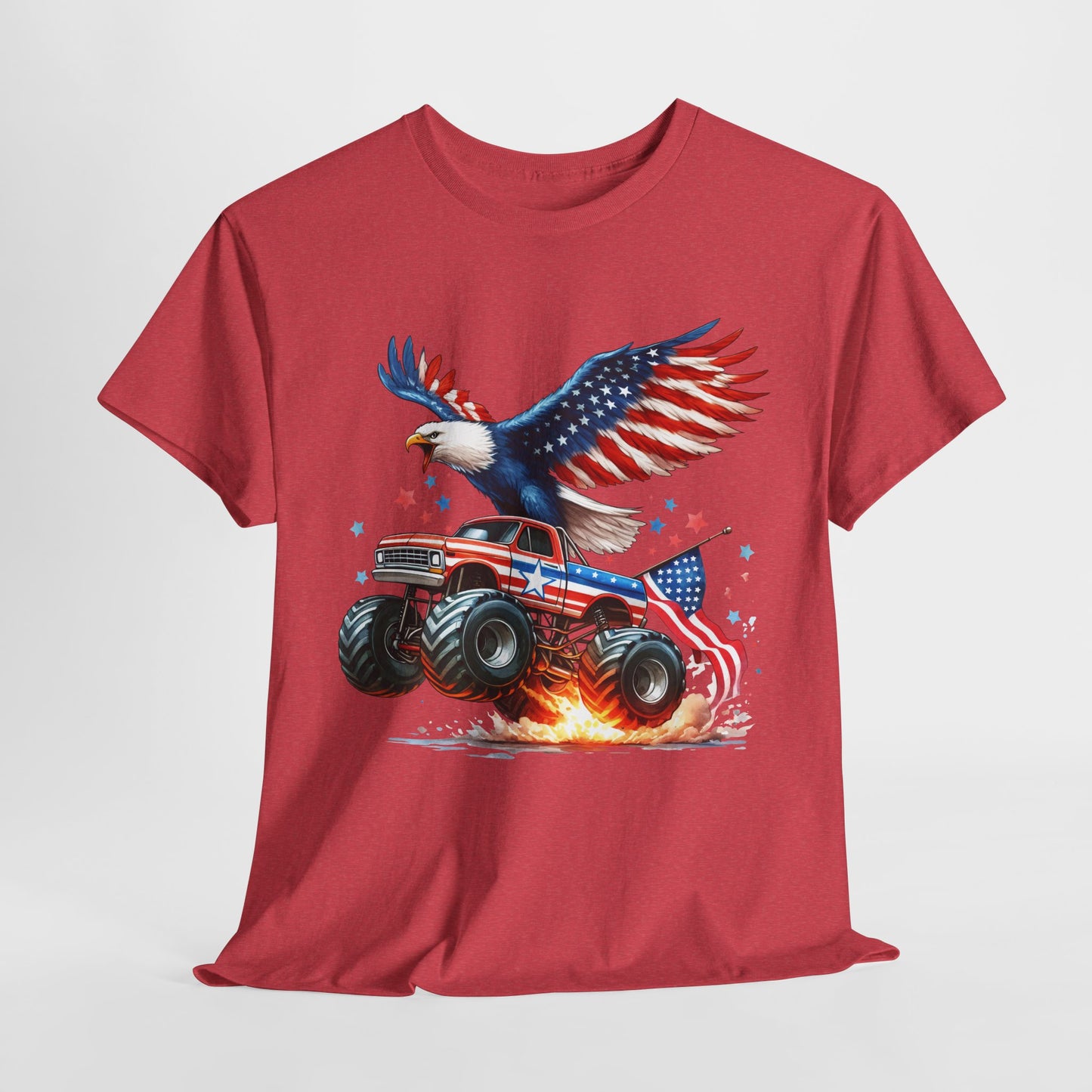 Eagle on a Monster Truck T-Shirt