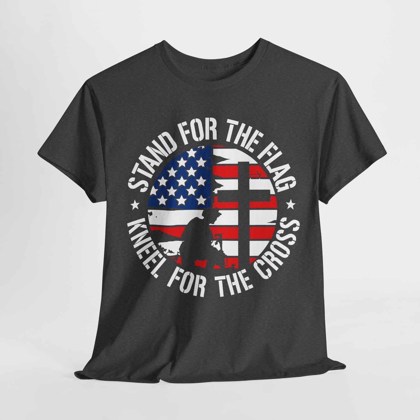 Stand for the Flag Kneel for the Cross T-Shirt