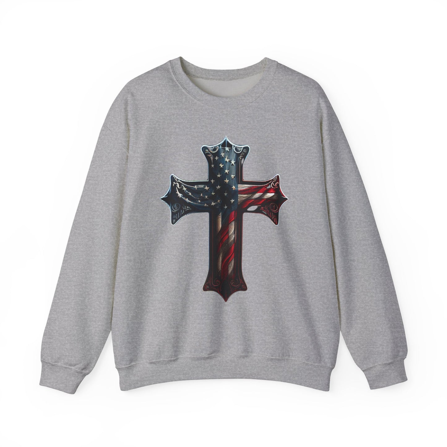 American Flag Cross #2 Sweatshirt