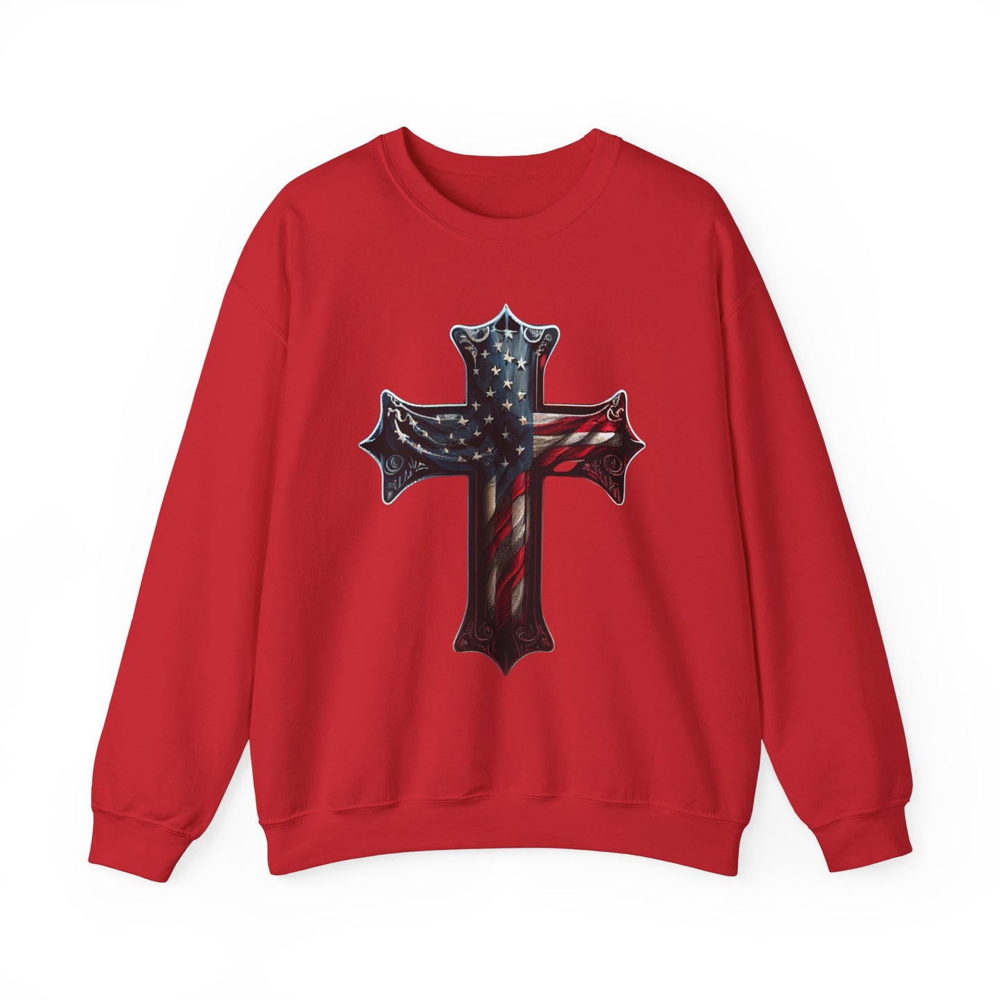 American Flag Cross #2 Sweatshirt
