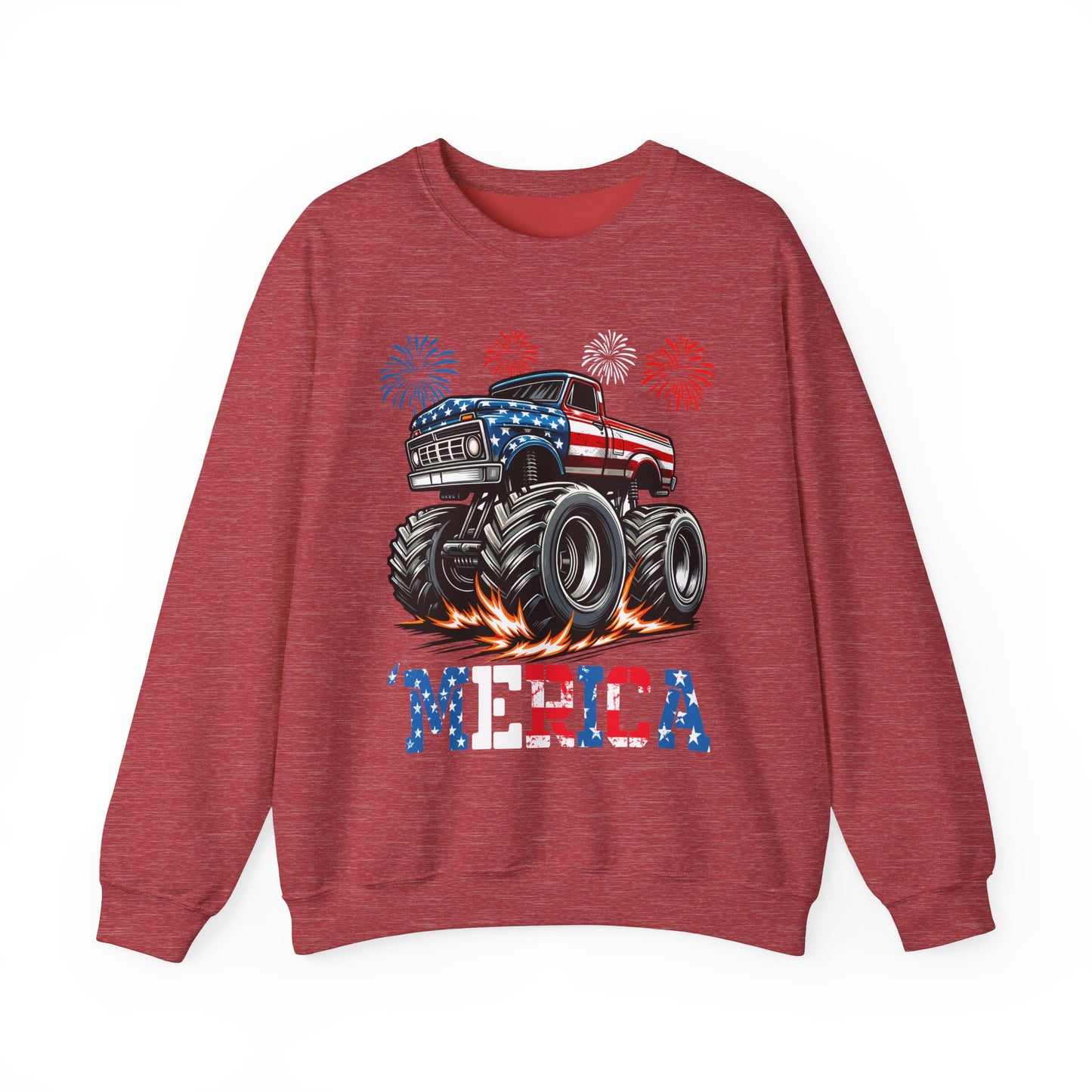 'Merica! Monster Truck Sweatshirt