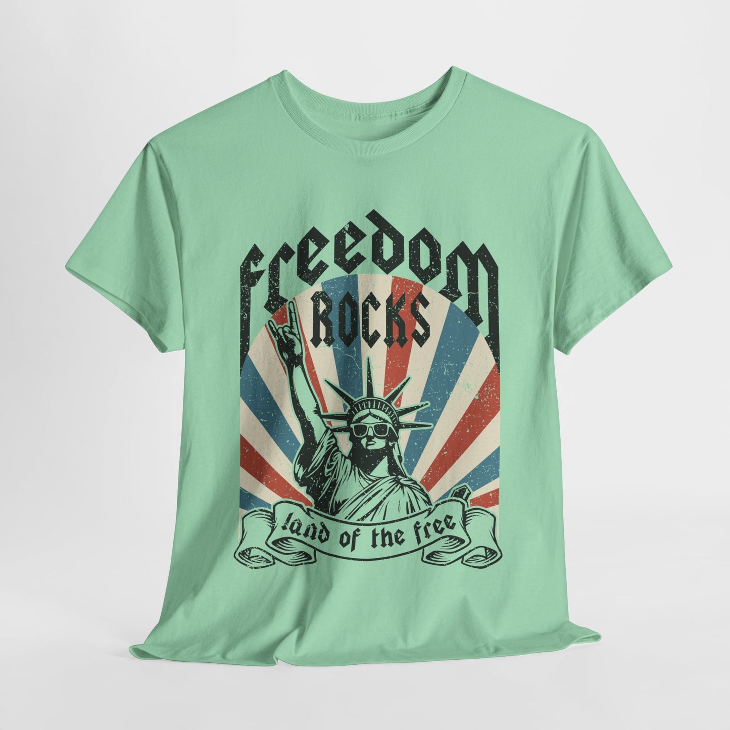 Statue of Liberty - Freedom Rocks T-Shirt