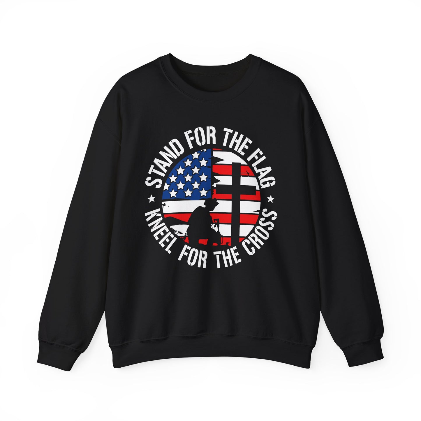 Stand for the Flag Kneel for the Cross Sweatshirt