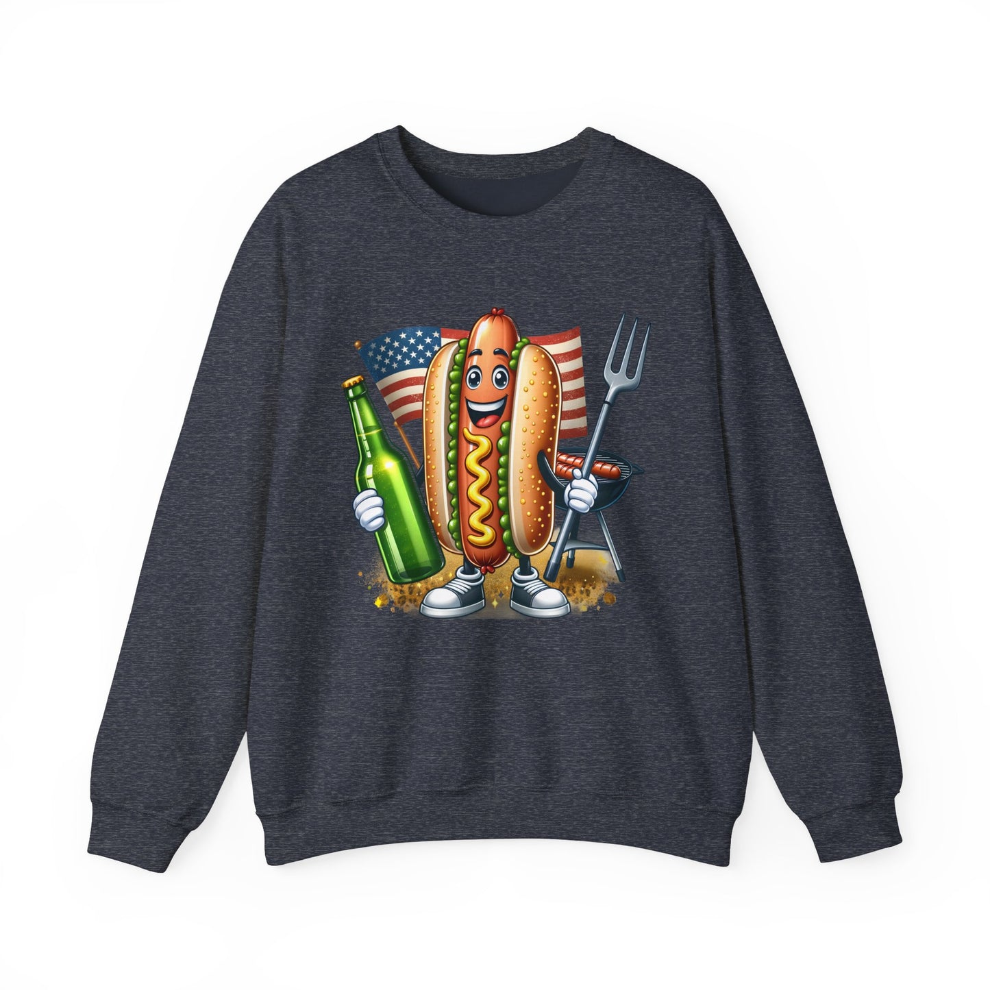 Hot Dog and a Beer Sweatshirt
