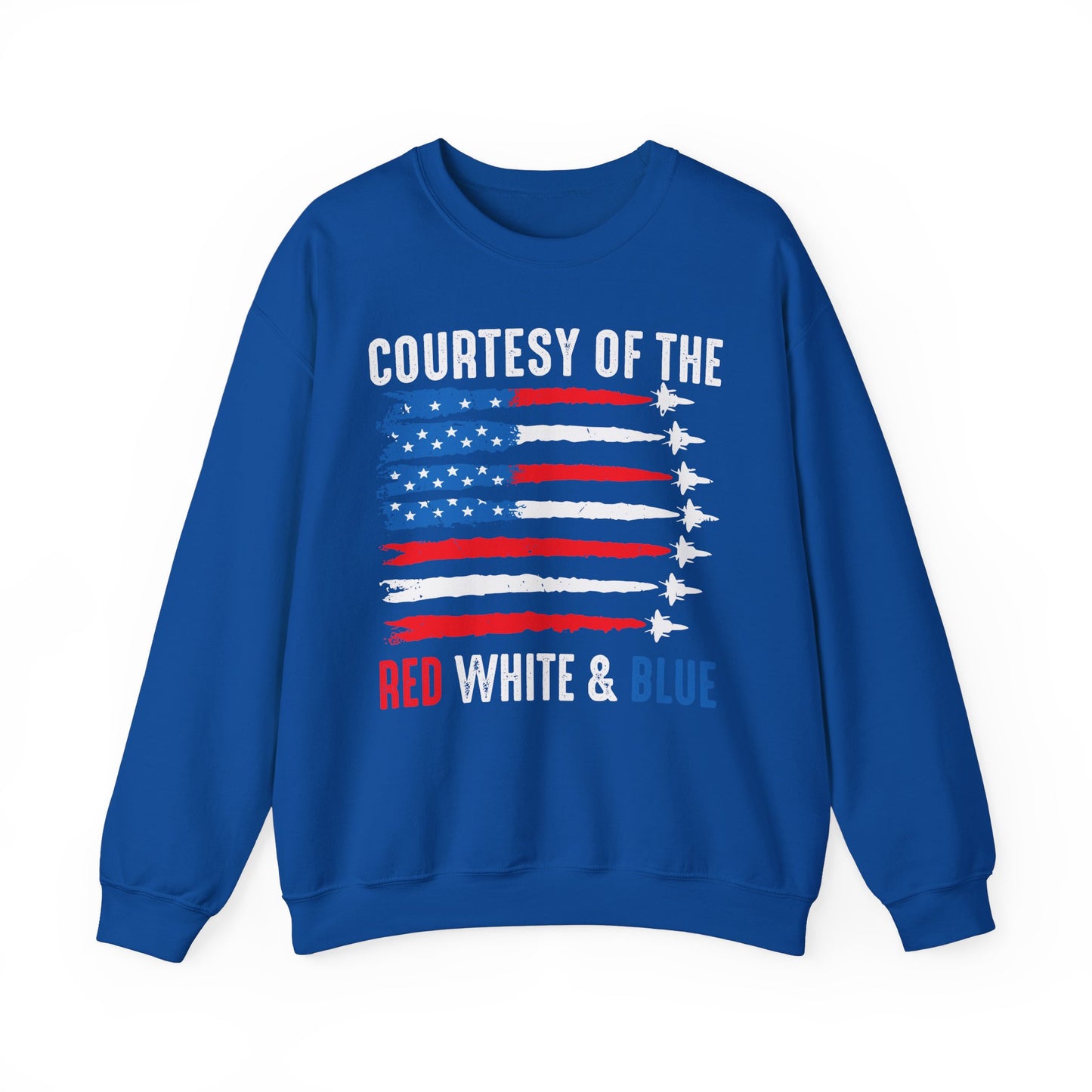 Courtesy of the Red, White & Blue Sweatshirt