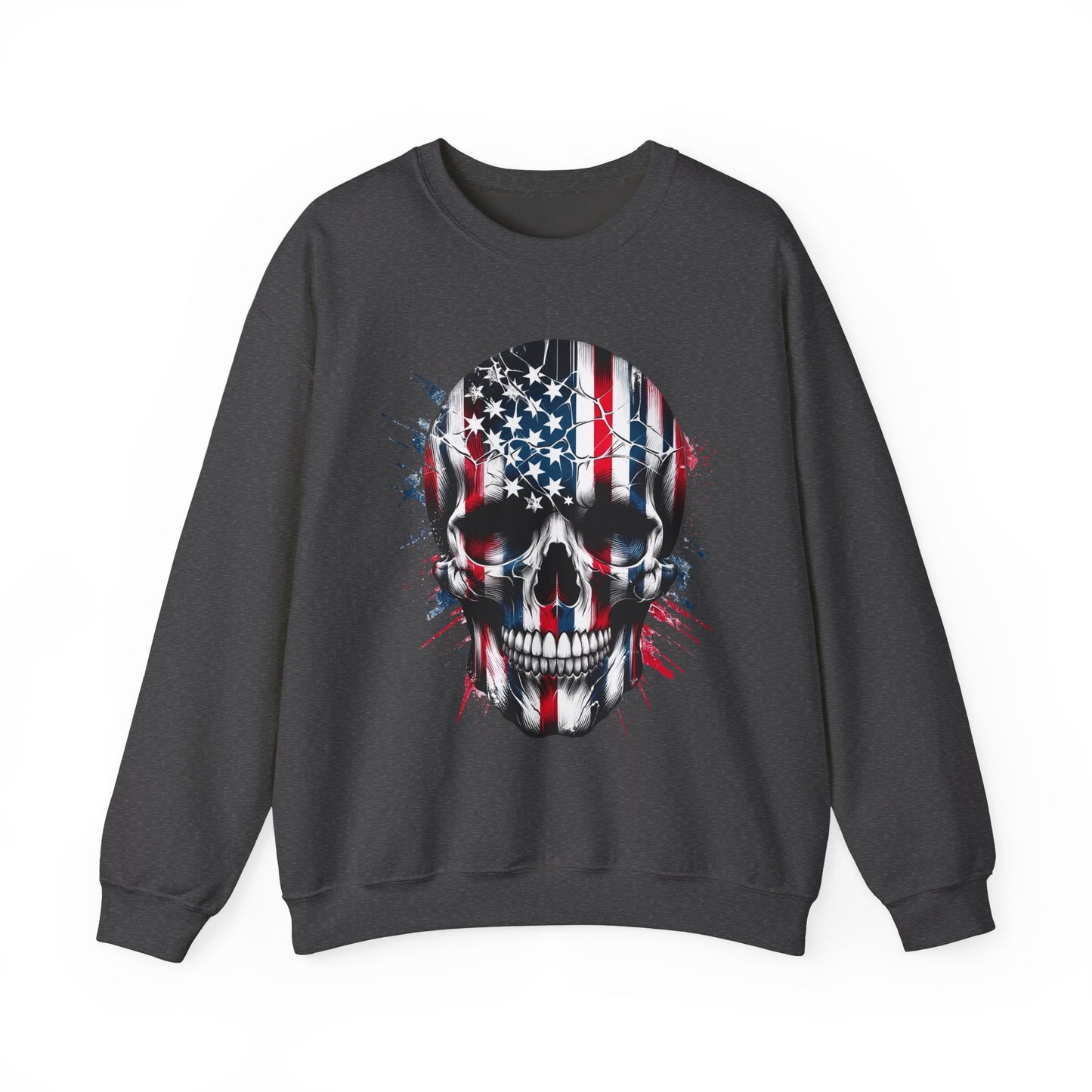 USA Flag Skull #1 Sweatshirt