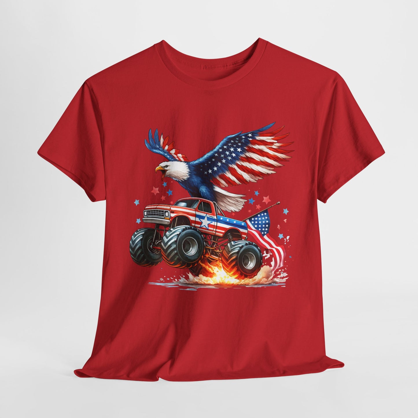Eagle on a Monster Truck T-Shirt