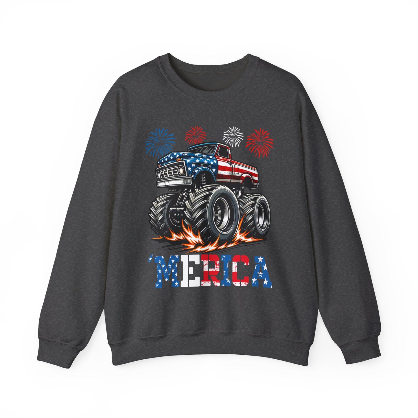 'Merica! Monster Truck Sweatshirt