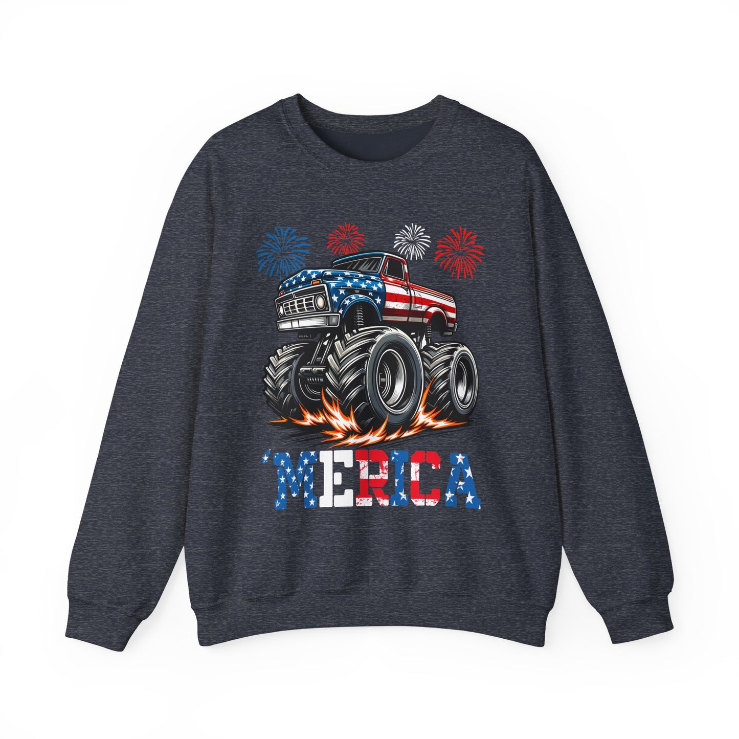 'Merica! Monster Truck Sweatshirt