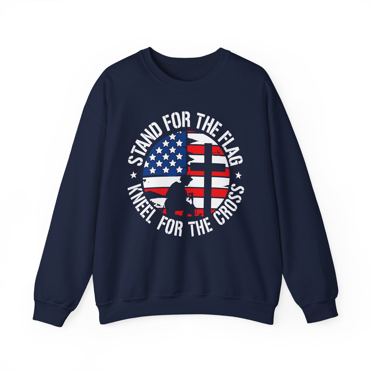 Stand for the Flag Kneel for the Cross Sweatshirt