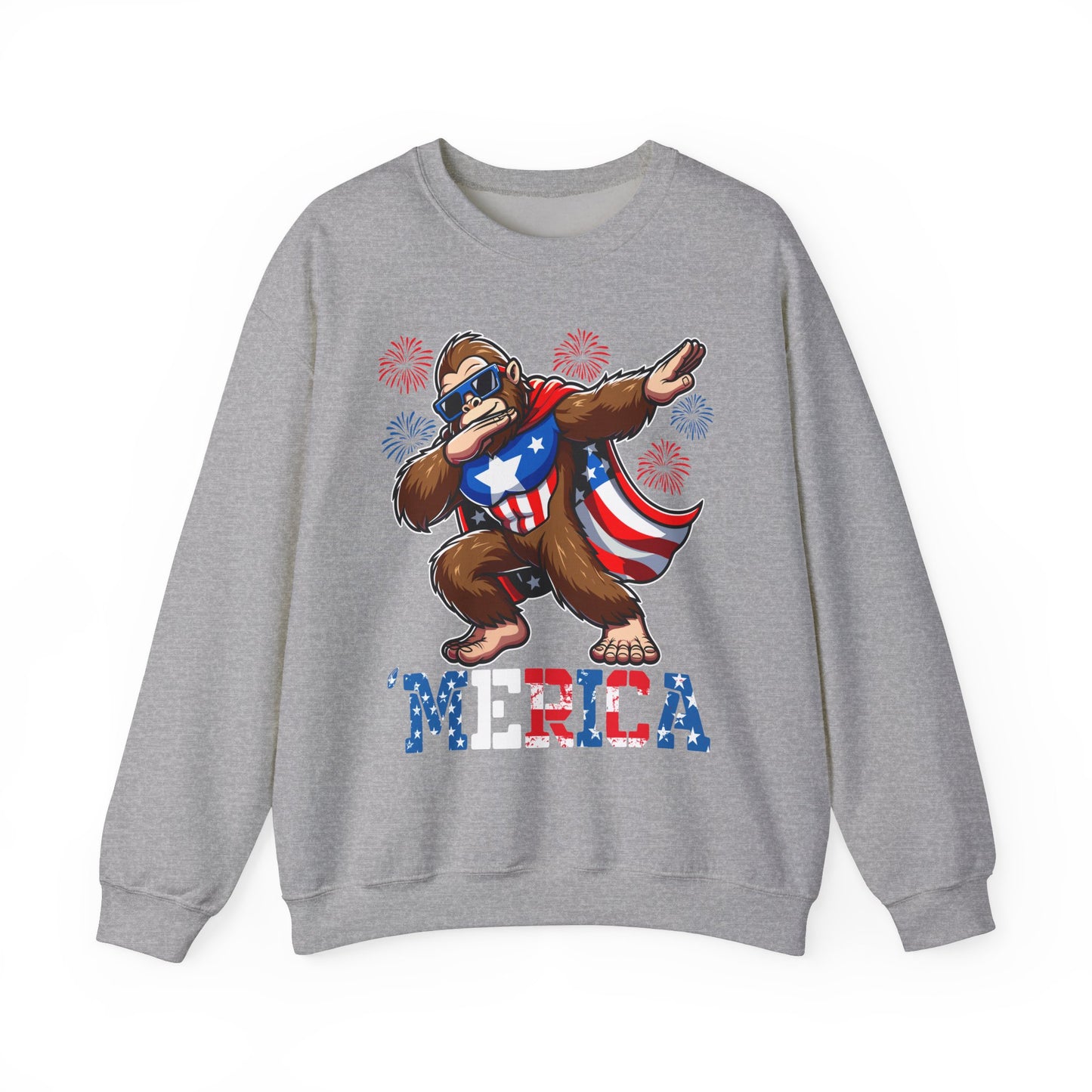 'Merica! Dabbin' Bigfoot Sweatshirt