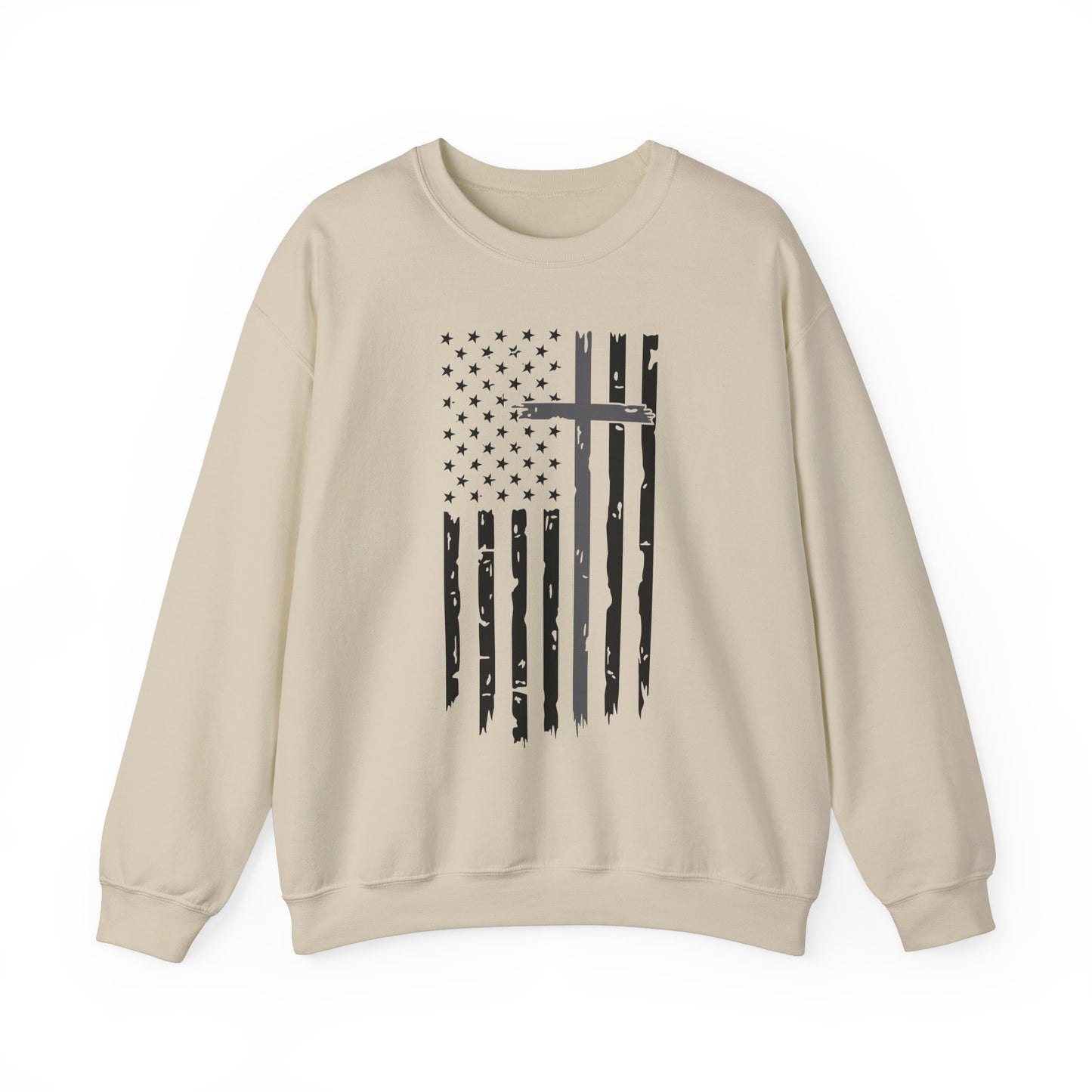 Thin Gray Line Cross - Corrections Sweatshirt