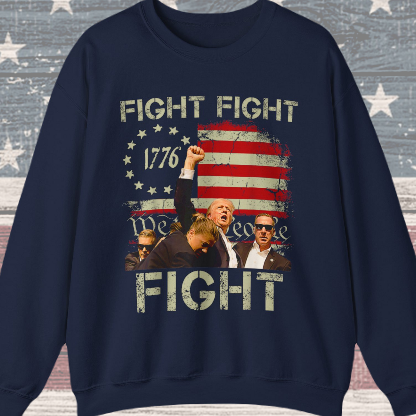 Donald Trump - Fight Fight Fight Sweatshirt