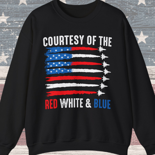Courtesy of the Red, White & Blue Sweatshirt