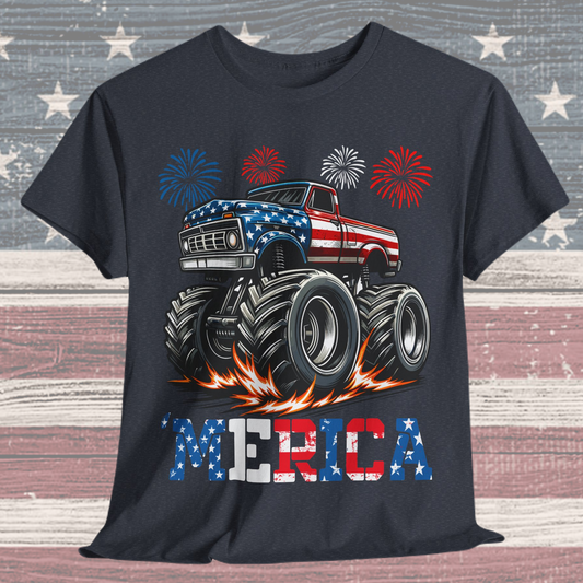'Merica! Monster Truck T-Shirt