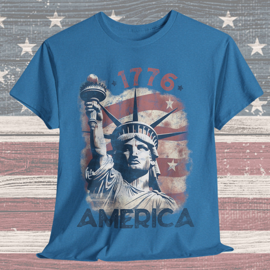 Statue of Liberty - 1776 America T-Shirt