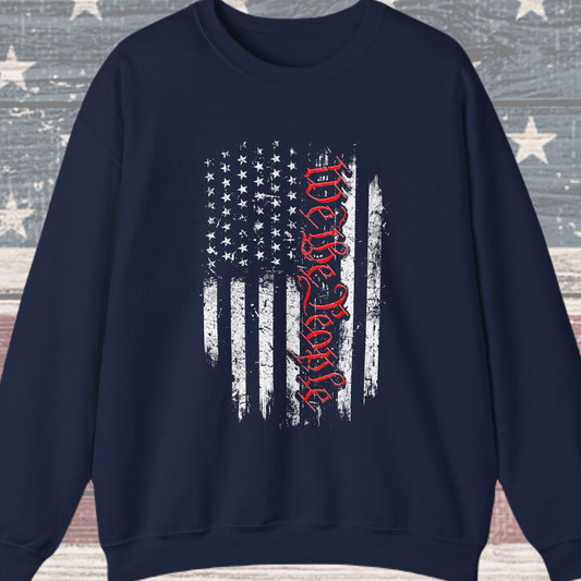We the People Flag Sweatshirt