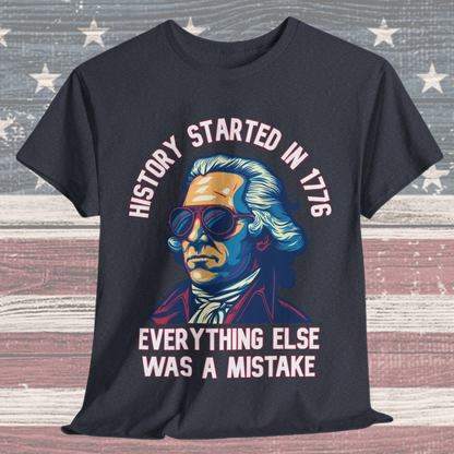 George Washington - History Started in 1776 T-Shirt