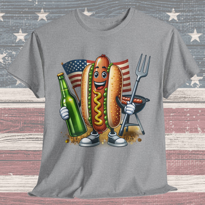 Hot dog and a Beer T-Shirt