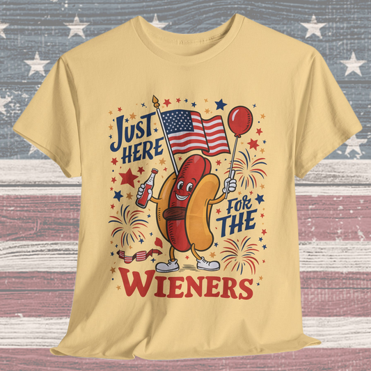 Just Here for the Wieners #1 T-Shirt