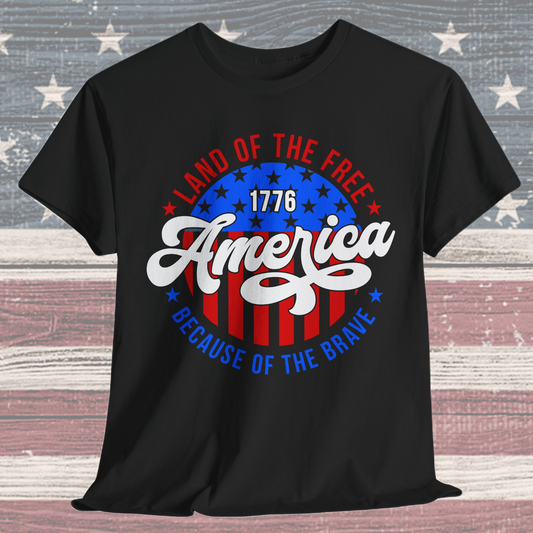 Land of the Free Because of the Brave #2 T-Shirt