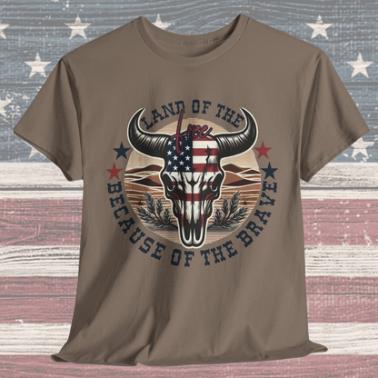 Land of the Free Because of the Brave #3 T-Shirt