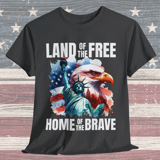 Land of the Free Home of the Brave T-Shirt