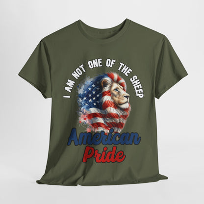 I am Not One of the Sheep - American Pride T-Shirt