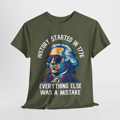 George Washington - History Started in 1776 T-Shirt