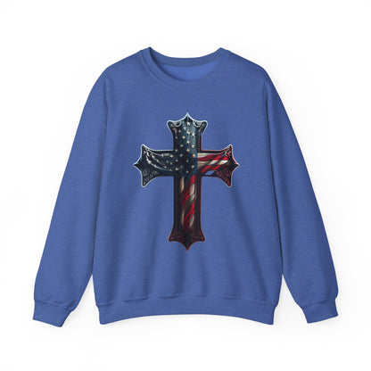 American Flag Cross #2 Sweatshirt