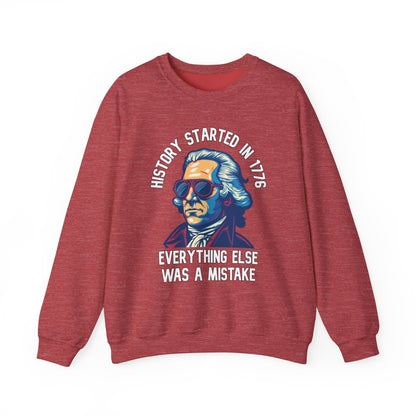 George Washington - History Started in 1776 Sweatshirt