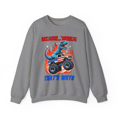 Because 'Merica! That's Why!! #1 Sweatshirt