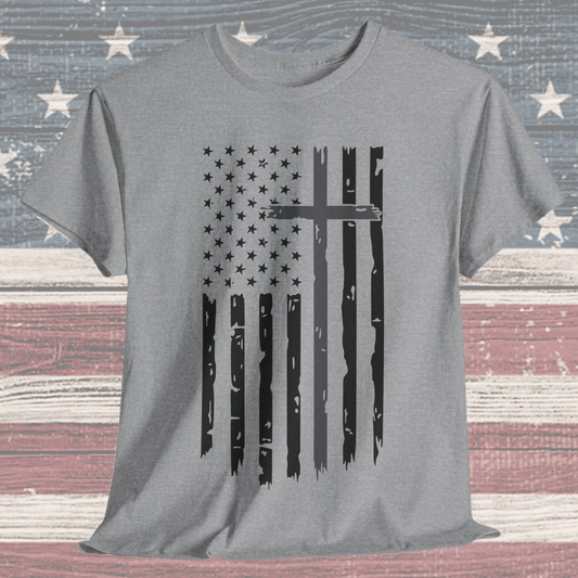Thin Gray Line Cross - Corrections T-Shirt