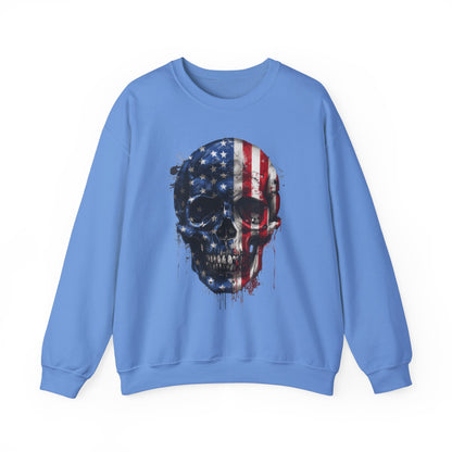 USA Flag Skull #2 Sweatshirt