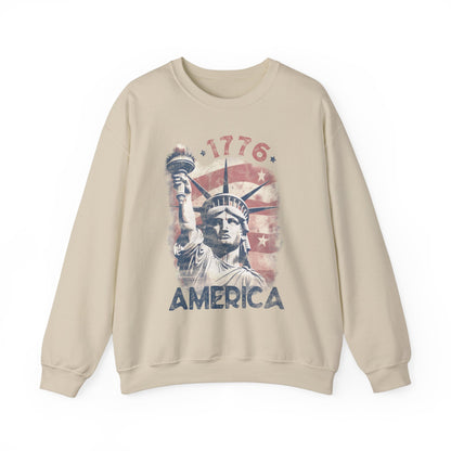 Statue of Liberty - 1776 America Sweatshirt