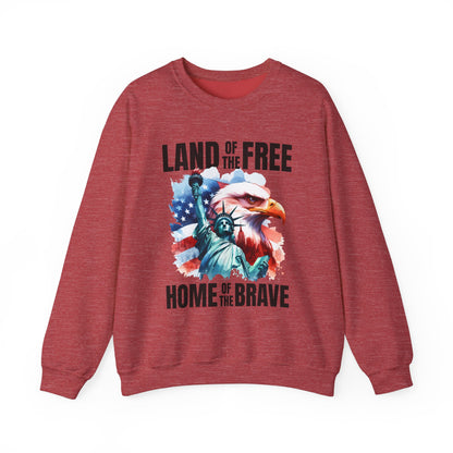 Land of the Free Home of the Brave Sweatshirt
