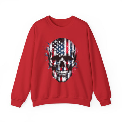 USA Flag Skull #1 Sweatshirt