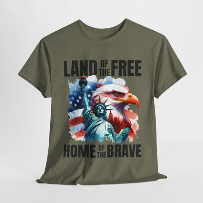 Land of the Free Home of the Brave T-Shirt